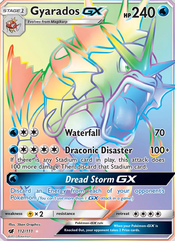 Gyarados GX, Crimson Invasion Nº 112