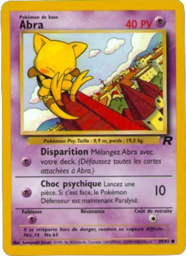 Abra, Team Rocket No. 49