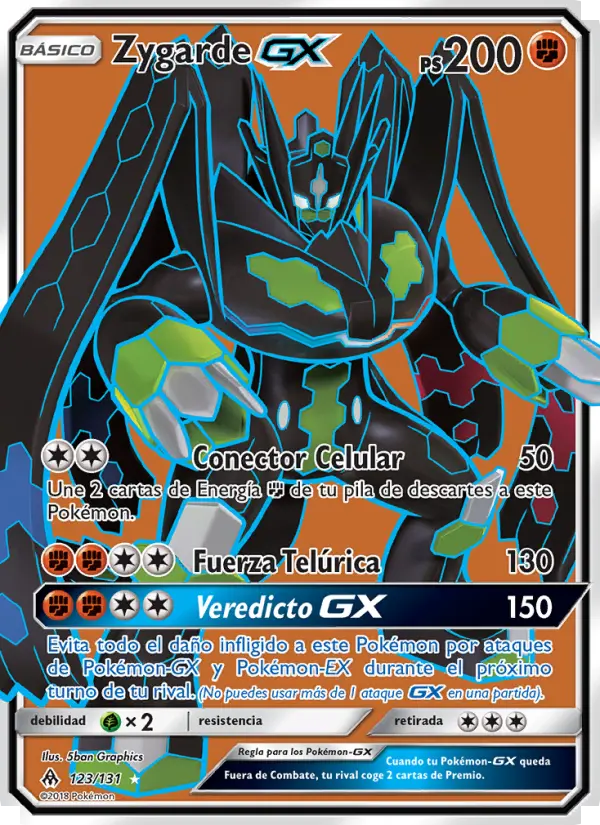 Zygarde GX, Luz Prohibida Nº 123