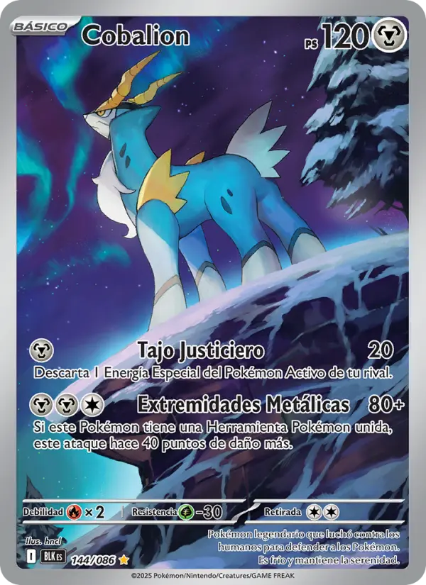 Cobalion, Fulgor Negro No. 144
