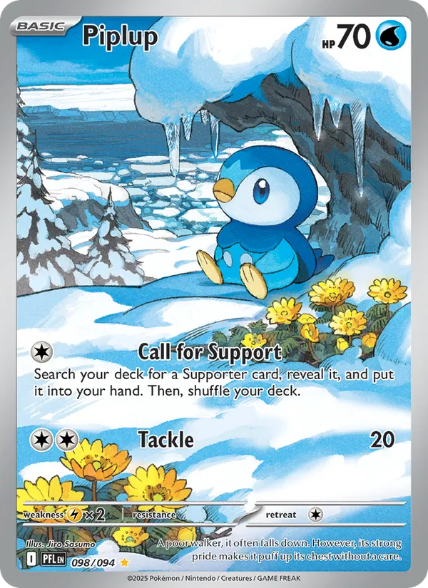 Piplup, Phantasmal Flames No. 098