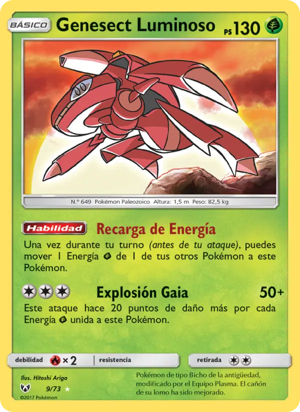 Genesect Luminoso, Leyendas Luminosas No. 9