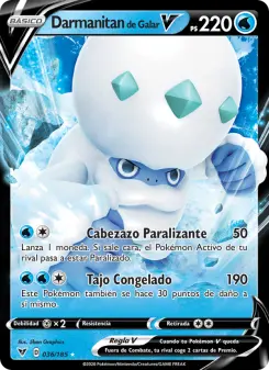Darmanitan de Galar V, Voltaje Vívido No. 36 Holo