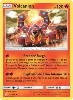 Volcanion, Vínculos Indestructibles No. 25 Normal