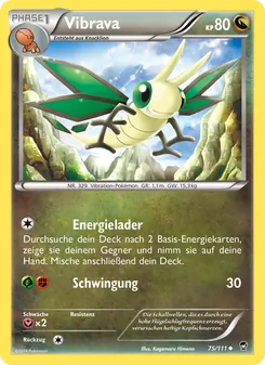 Vibrava, Fliegende Fäuste No. 75 Normal