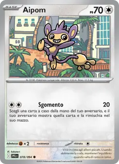 Aipom, Flamme Spettrali Nº 078 Normal