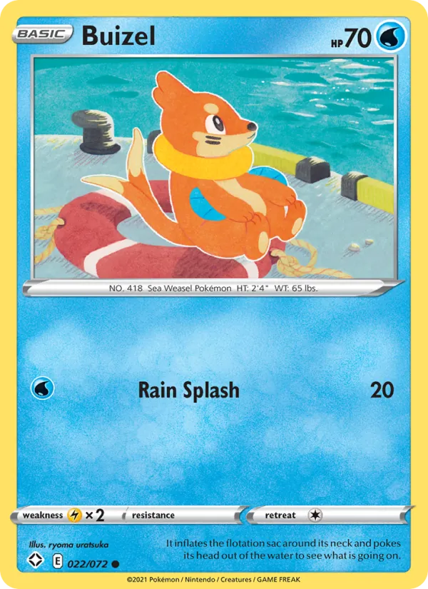 Buizel, Shining Fates No. 22
