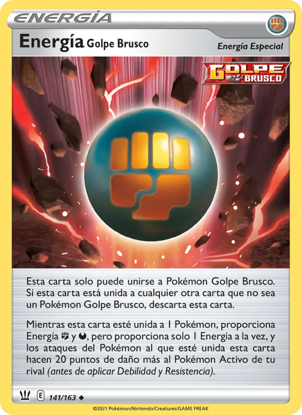 Energía Golpe Brusco, Estilos de Combate Nº 141