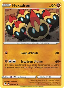 Hexadron, Poing de Fusion Nº 154 Normal