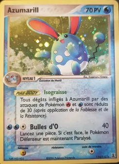 Azumarill, EX Espèces Delta No. 114 Holo