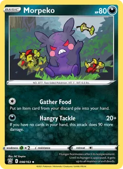 Morpeko, Battle Styles Nº 98 Normal