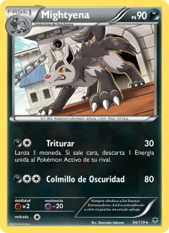 Mightyena, Fuerzas Fantasmales Nº 54 Normal