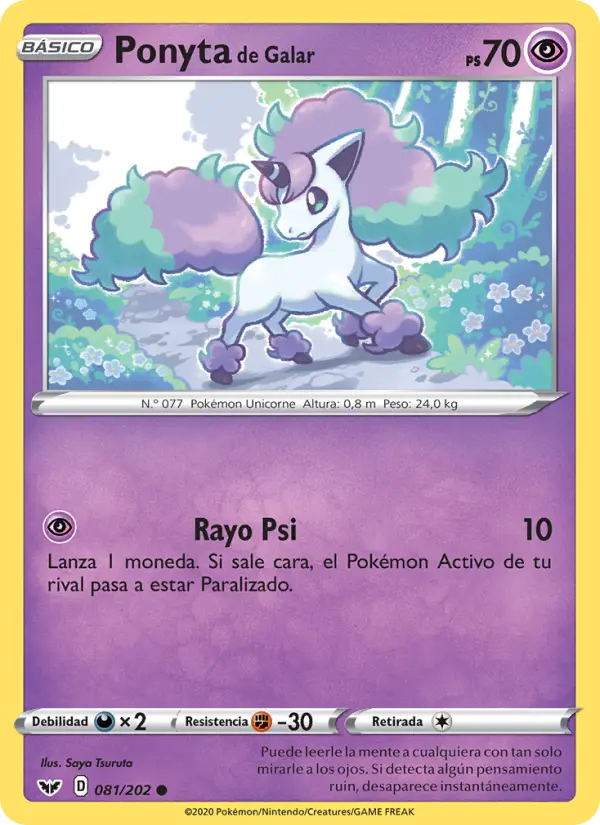 Ponyta de Galar, Espada y Escudo No. 81