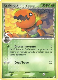 Kraknoix δ, EX Fantômes Holon No. 84 Normal