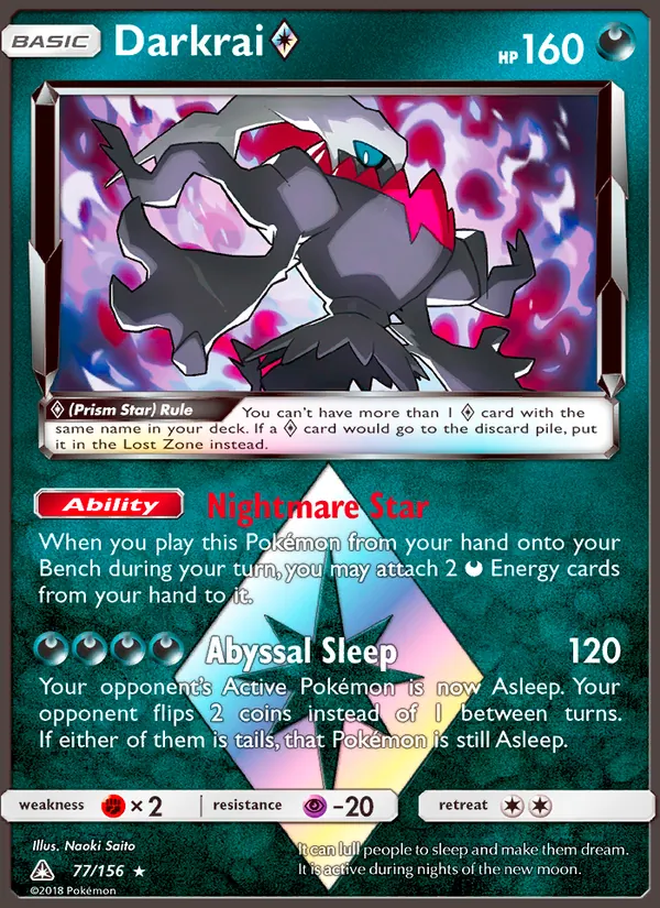 Darkrai ◇, Ultra Prism Nº 77