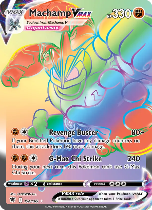 Machamp VMAX, Astral Radiance No. 194