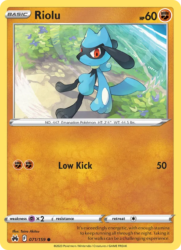 Riolu, Crown Zenith Nº 071