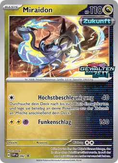 Miraidon, SVP Black Star Promos Nº 092 Holo