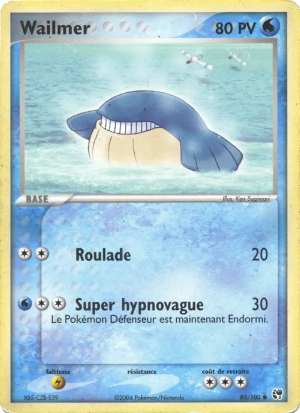 Wailmer, EX Tempête de sable No. 83