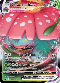 Venusaur VMAX, SWSH Black Star Promos No. SWSH102 Holo