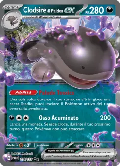 Clodsire di Paldea-ex, Evoluzioni a Paldea Nº 130 Holo