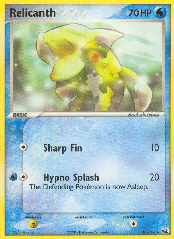 Relicanth, Emerald Nº 18