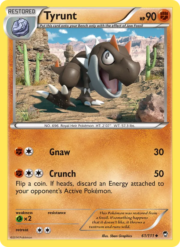 Tyrunt, Furious Fists No. 61