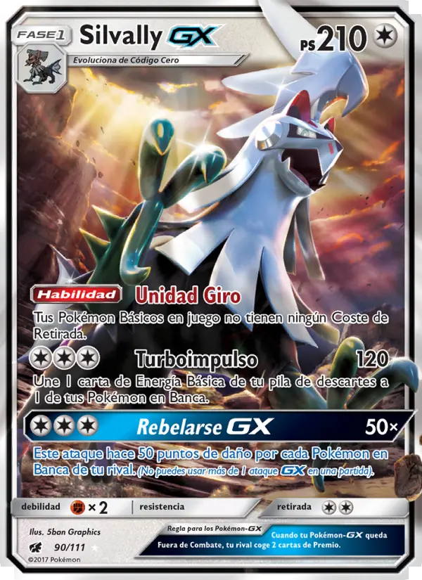 Silvally GX, Invasión Carmesí No. 90