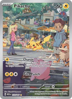 Pikachu, 151 No. 173 Holo