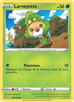 Larveyette, Poing de Fusion No. 9 Normal