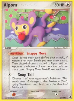 Aipom, Unseen Forces No. 34 Normal