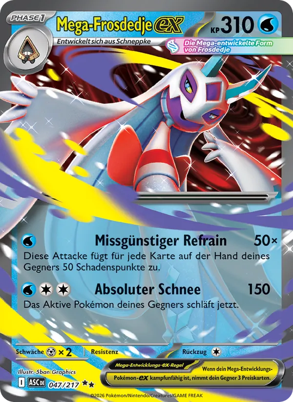 Mega-Frosdedje-ex, Erhabene Helden Nº 047