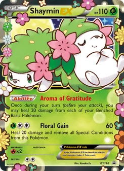 Shaymin EX, XY Black Star Promos No. XY148 Normal