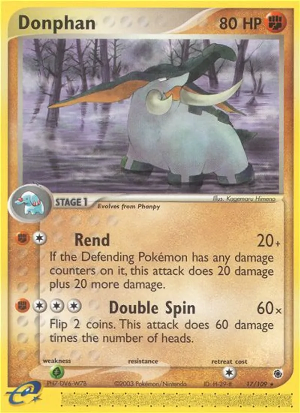 Donphan, Ruby & Sapphire No. 17
