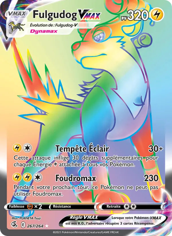 Fulgudog VMAX, Poing de Fusion Nº 267