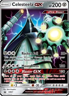 Celesteela GX, SM Black Star Promos Nº SM67 Normal