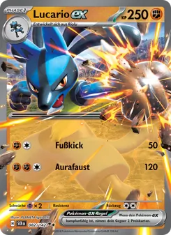 Lucario-ex, Stellarkrone Nº 082 Holo