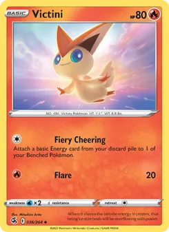 Victini, Fusion Strike No. 36 Normal