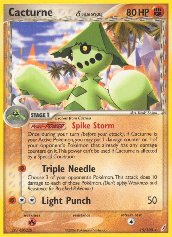 Cacturne δ, Crystal Guardians No. 15