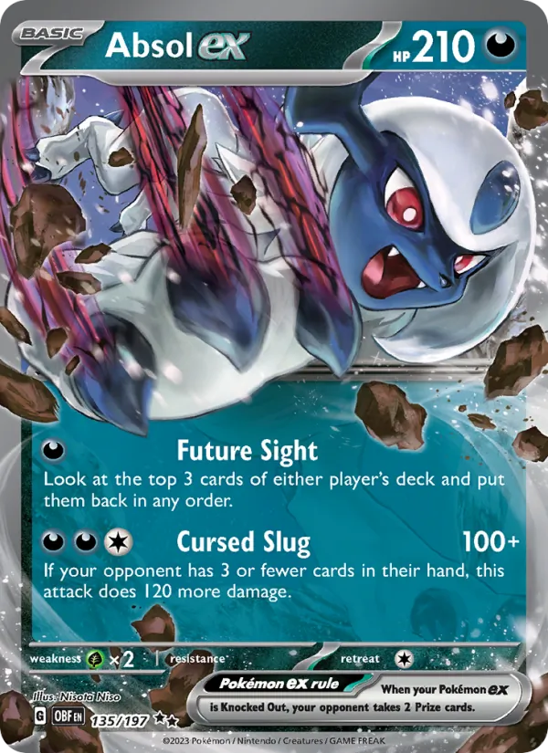 Absol ex, Obsidian Flames No. 135