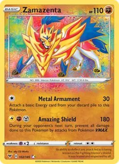 Zamazenta, Vivid Voltage No. 102 Holo