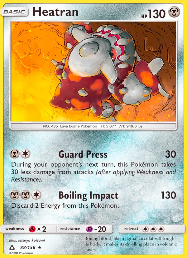 Heatran, Ultra Prism No. 88