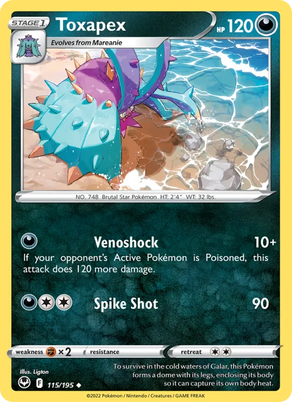 Toxapex, Silver Tempest No. 115