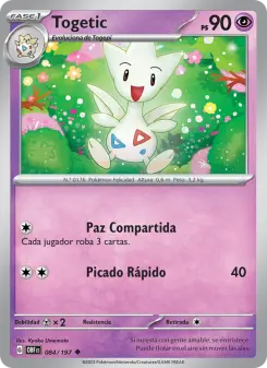 Togetic, Llamas Obsidianas No. 084 Normal