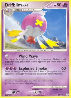 Drifblim, Diamond & Pearl Nº 24 Normal