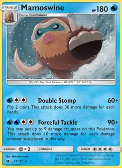 Mamoswine, Crimson Invasion Nº 21 Normal