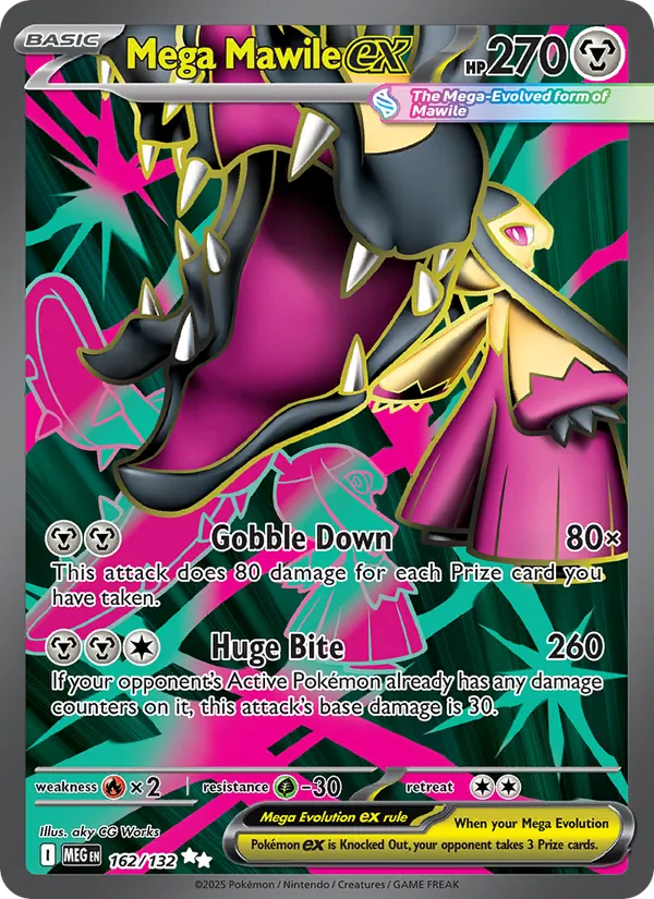 Mega Mawile ex, Mega Evolution No. 162