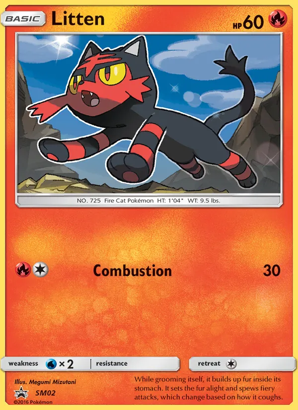 Litten, SM Black Star Promos No. SM02