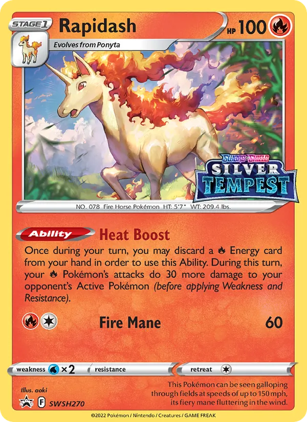 Rapidash, SWSH Black Star Promos Nº SWSH270