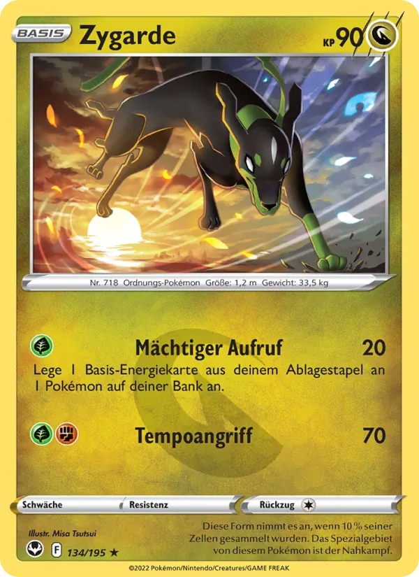 Zygarde, Silberne Sturmwinde Nº 134